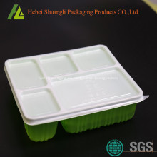 Recipientes de comida desechables de plástico aptos para microondas